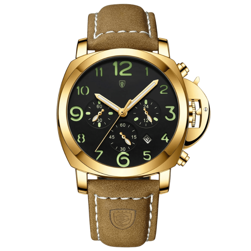 herren-uhr-lemans-gold-schwarz
