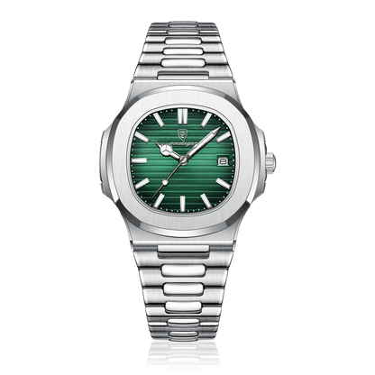 herren-uhr-nautaire-smaragdgrün